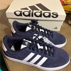 Adidas LV Court Men's Navy and White Shoes sue 11US